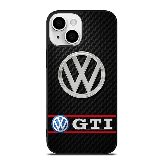 VW VOLKSWAGEN GTI CARBON LOGO iPhone 13 Mini Case Cover