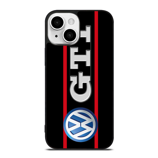 VW VOLKSWAGEN GTI STRIPE LOGO iPhone 13 Mini Case Cover