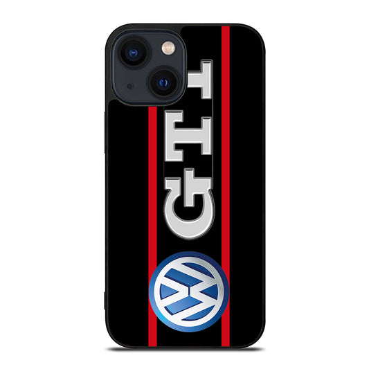 VW VOLKSWAGEN GTI STRIPE LOGO iPhone 14 Plus Case Cover