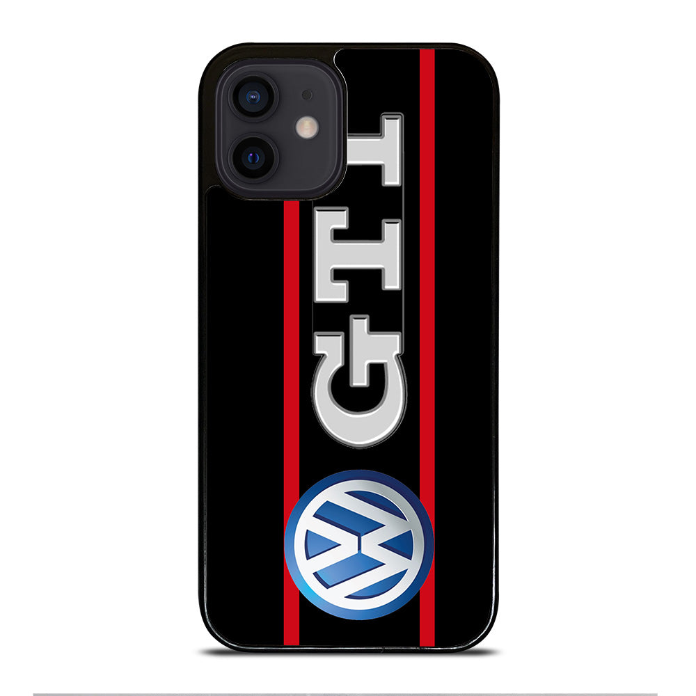 VW VOLKSWAGEN GTI STRIPE LOGO iPhone 12 Mini Case Cover