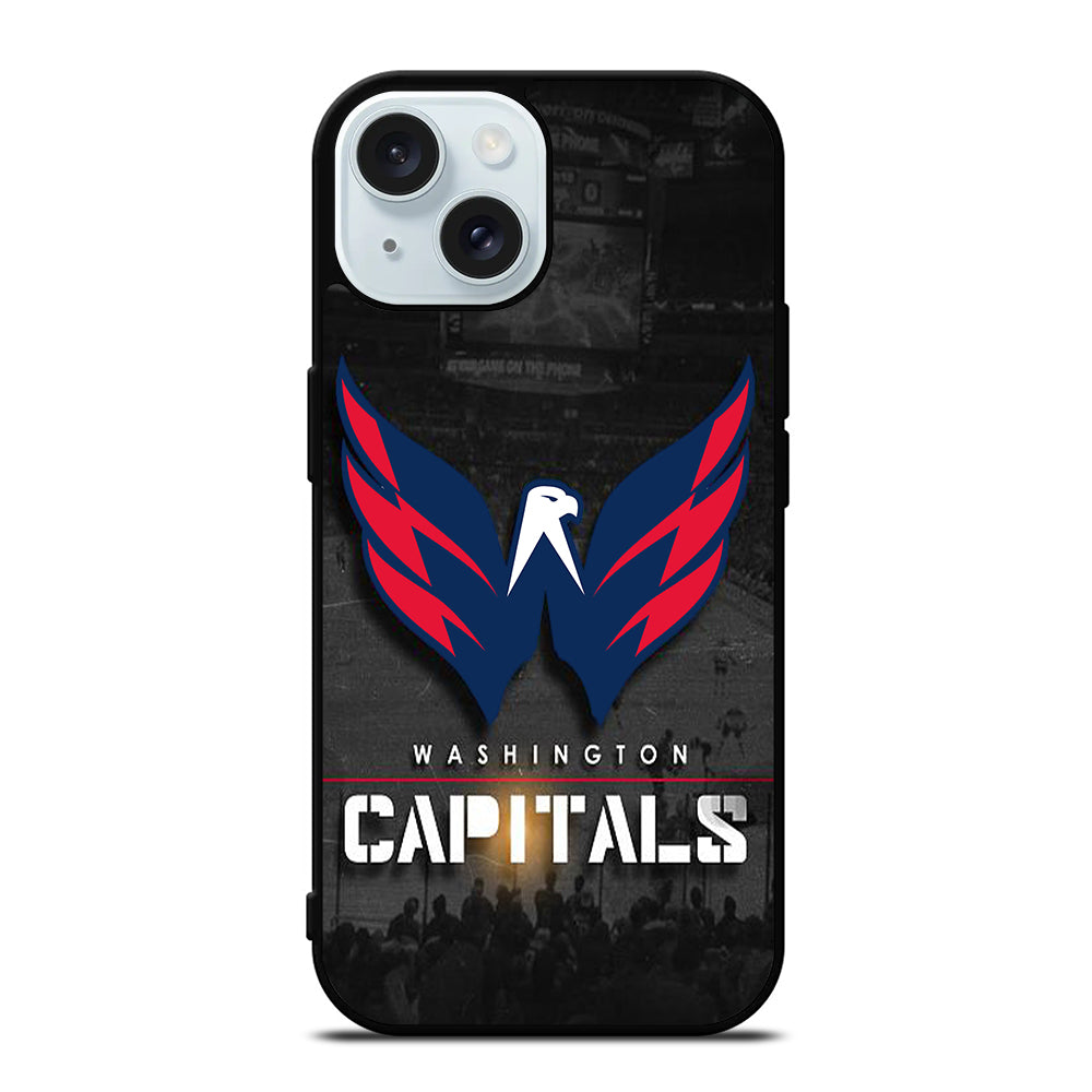 WASHINGTON CAPITALS HOCKEY LOGO 3 iPhone 15 Case Cover