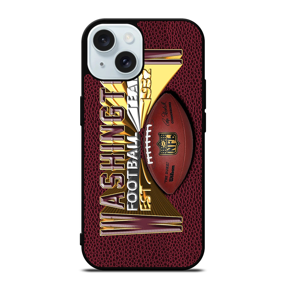 WASHINGTON FOOTBALL NFL LOGO iPhone 15 Case Cover
