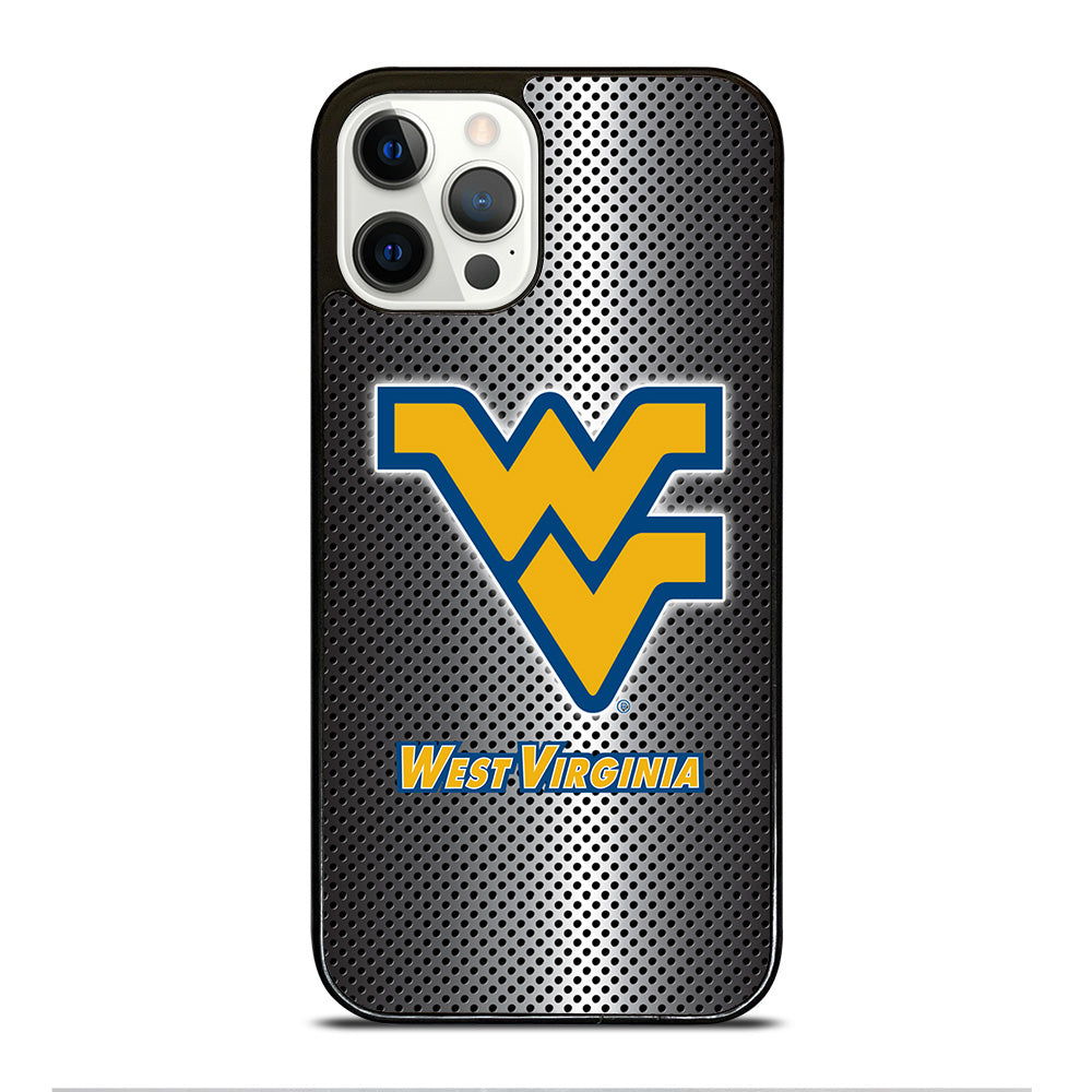 WEST VIRGINIA MOUNTAINEERS METAL LOGO iPhone 12 Pro Case Cover