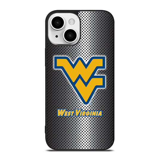 WEST VIRGINIA MOUNTAINEERS METAL LOGO iPhone 13 Mini Case Cover