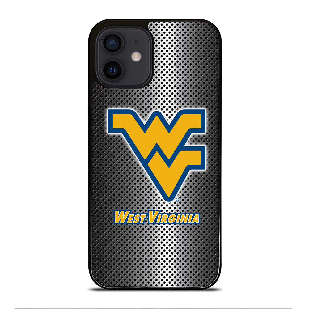 WEST VIRGINIA MOUNTAINEERS METAL LOGO iPhone 12 Mini Case Cover