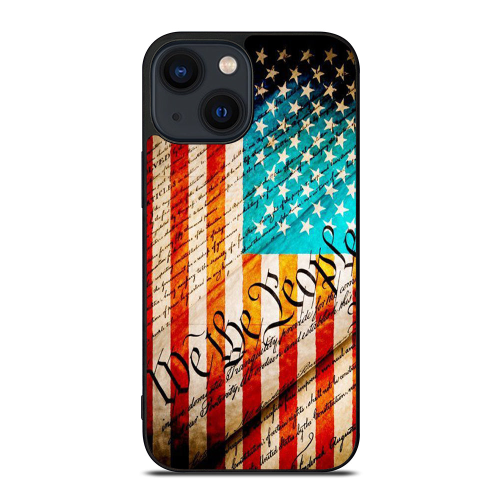 WE THE PEOPLE AMERICAN FLAG iPhone 14 Plus Case Cover