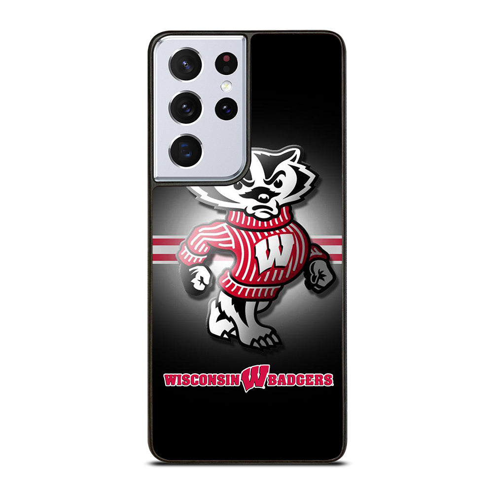 WISCONSIN BADGERS FOOTBALL 1 Samsung Galaxy S21 Ultra Case Cover