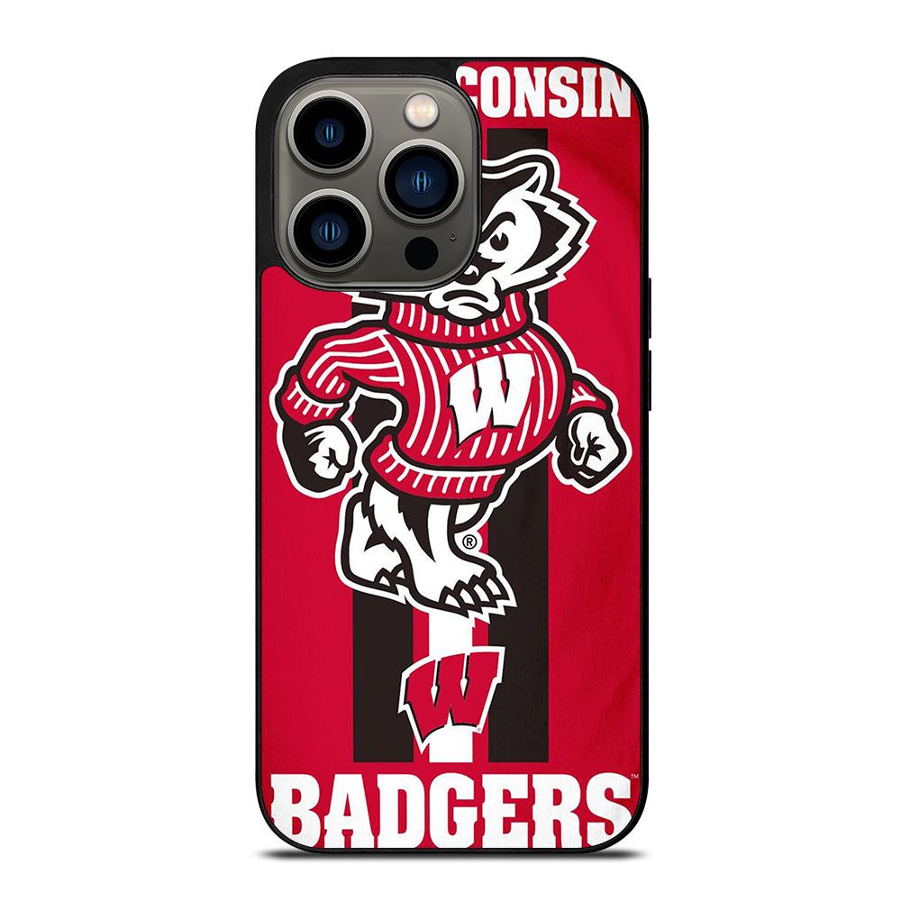 WISCONSIN BADGERS FOOTBALL 2 iPhone 13 Pro Case Cover