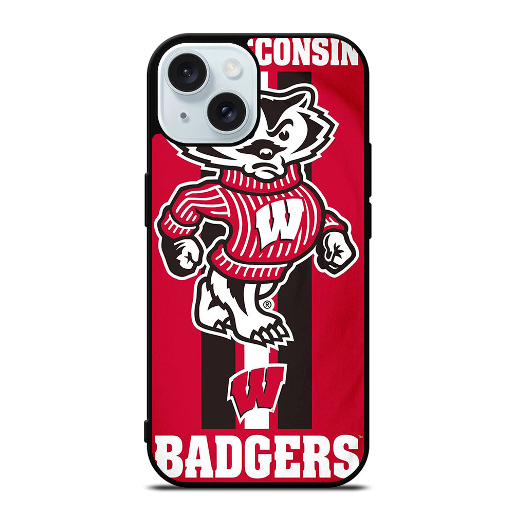 WISCONSIN BADGERS FOOTBALL 2 iPhone 15 Case Cover
