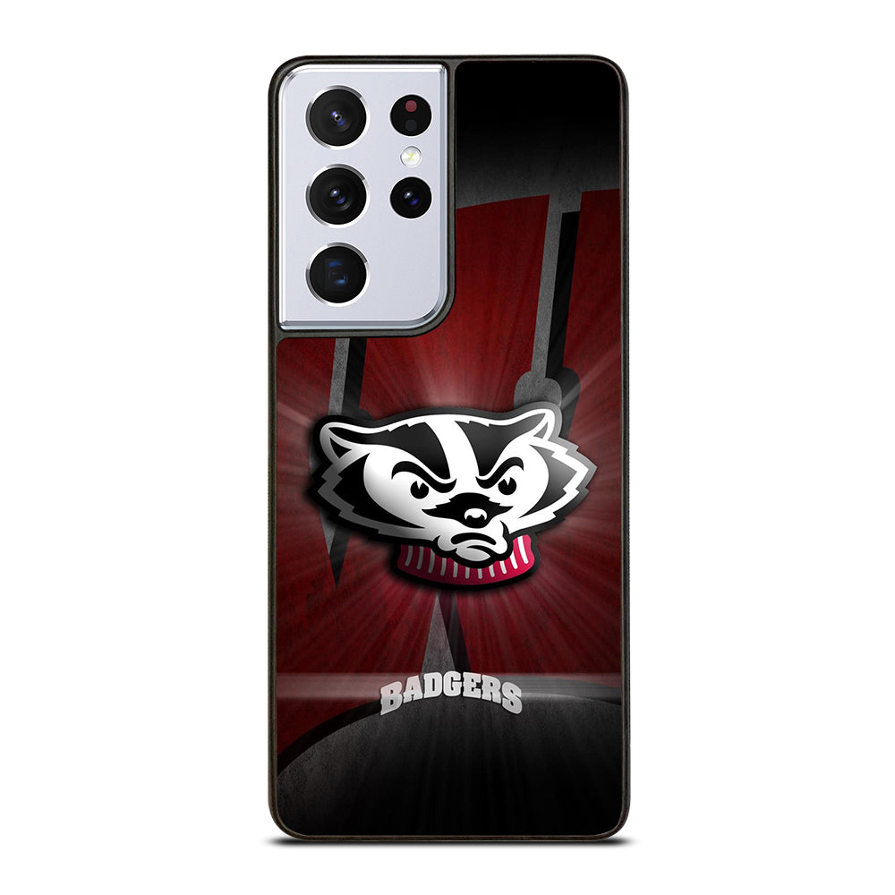 WISCONSIN BADGERS FOOTBALL 3 Samsung Galaxy S21 Ultra Case Cover