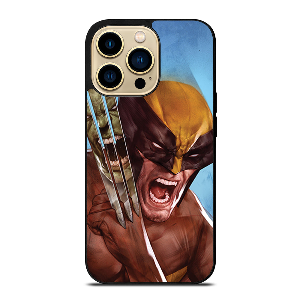WOLVERINE VS HULK MARVEL iPhone 14 Pro Max Case Cover