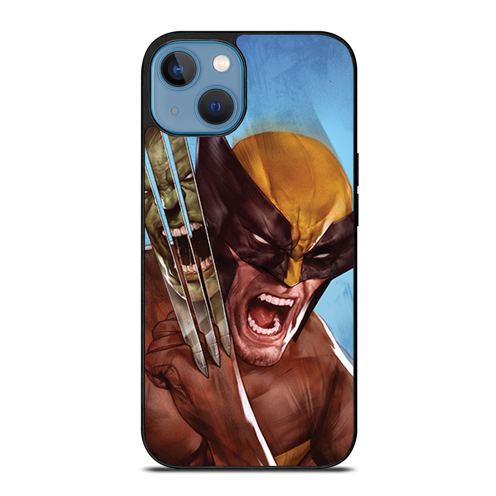 WOLVERINE VS HULK MARVEL iPhone 13 Case Cover