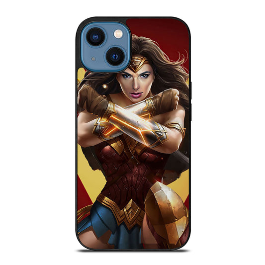 WONDER WOMAN SUPERHERO DC 3 iPhone 14 Case Cover