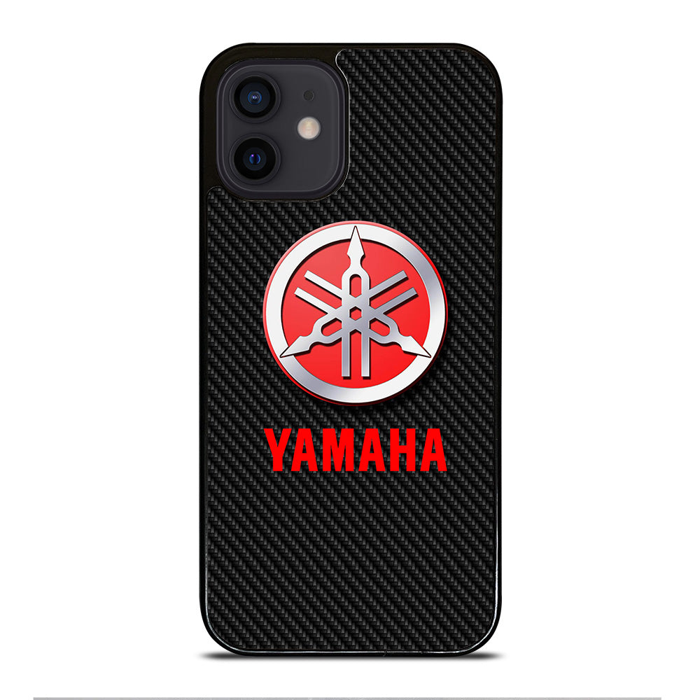 YAMAHA CARBON LOGO iPhone 12 Mini Case Cover