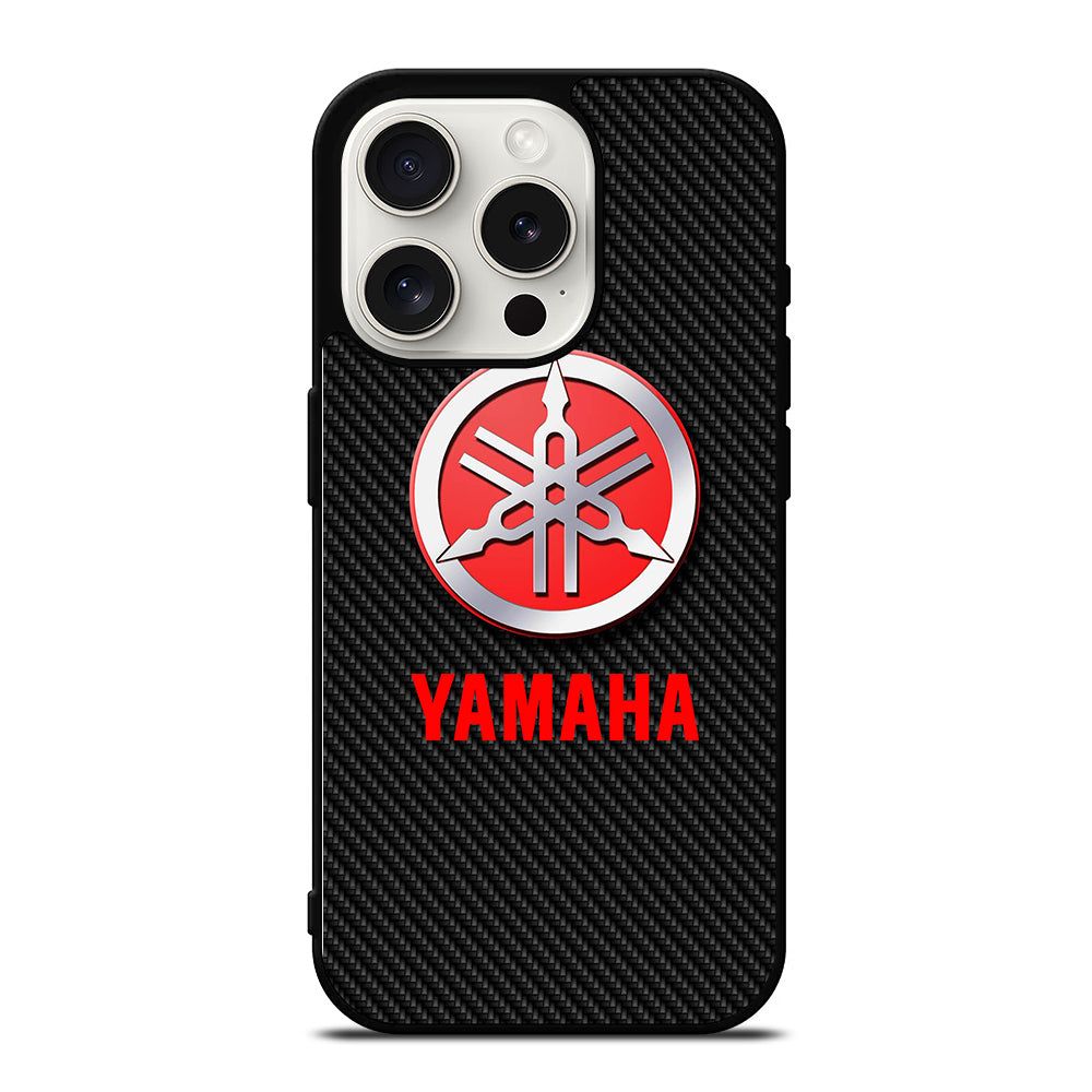 YAMAHA CARBON LOGO iPhone 15 Pro Case Cover