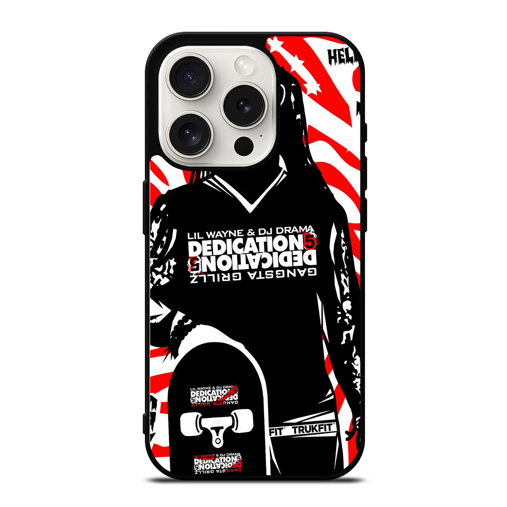 YOUNG MONEY LIL WAYNE ART iPhone 15 Pro Case Cover