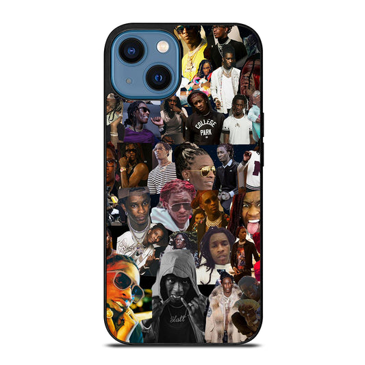 YOUNG THUG RAPPER COLLAGE iPhone 14 Case Cover