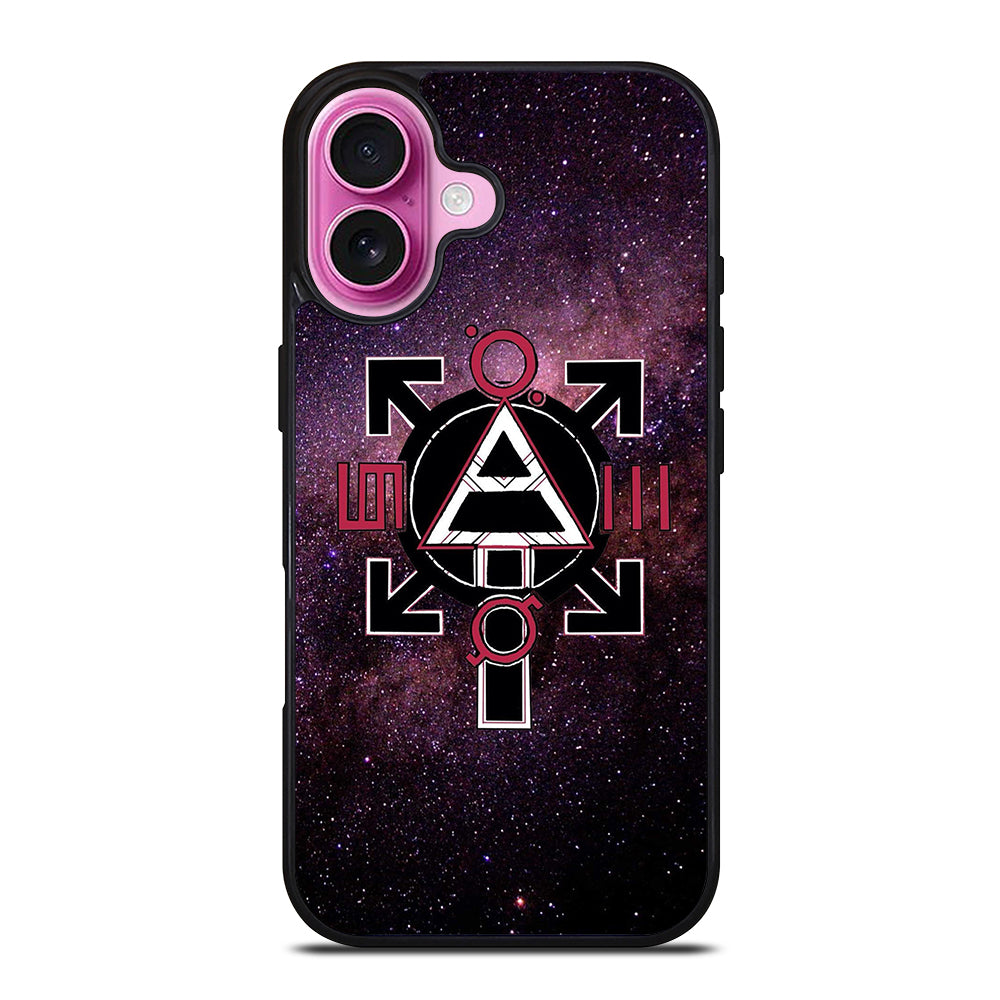 30 SECONDS TO MARS BAND NEBULA LOGO iPhone 16 Plus Case Cover