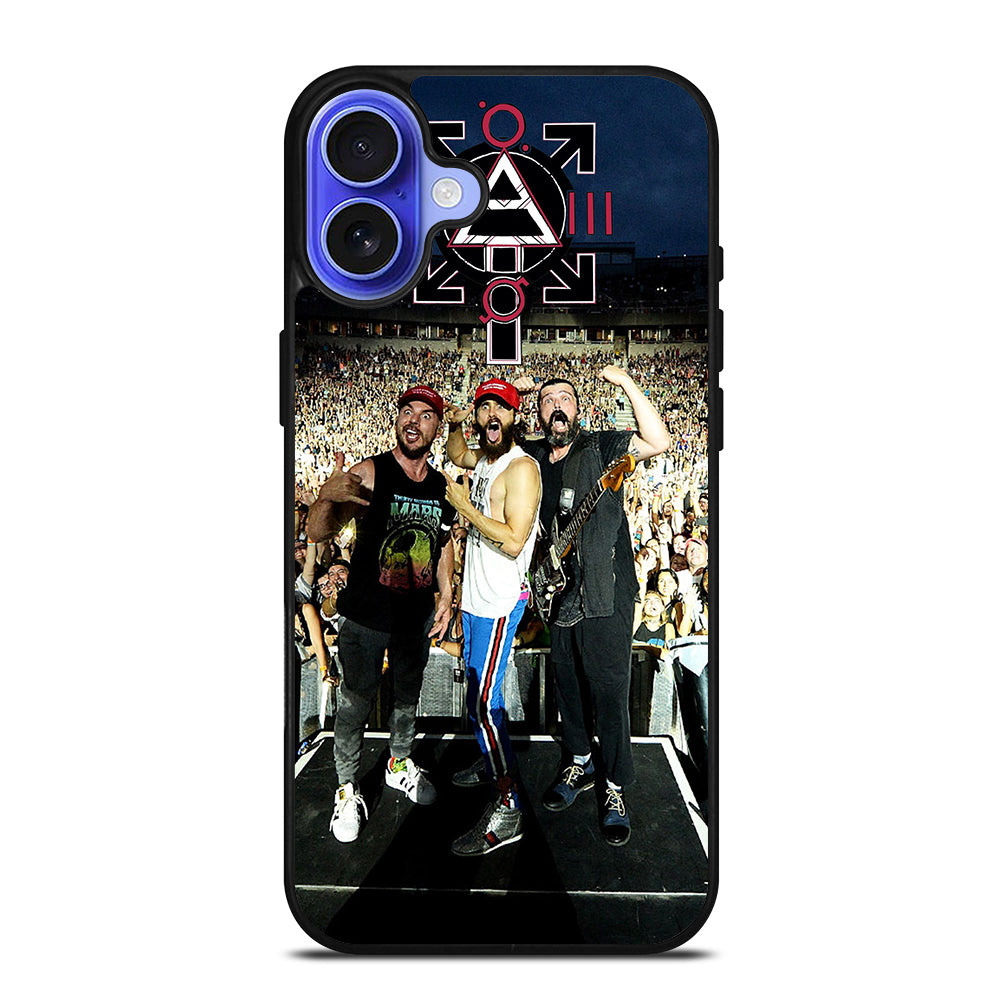 30 SECONDS TO MARS GROUP BAND iPhone 16 Case Cover