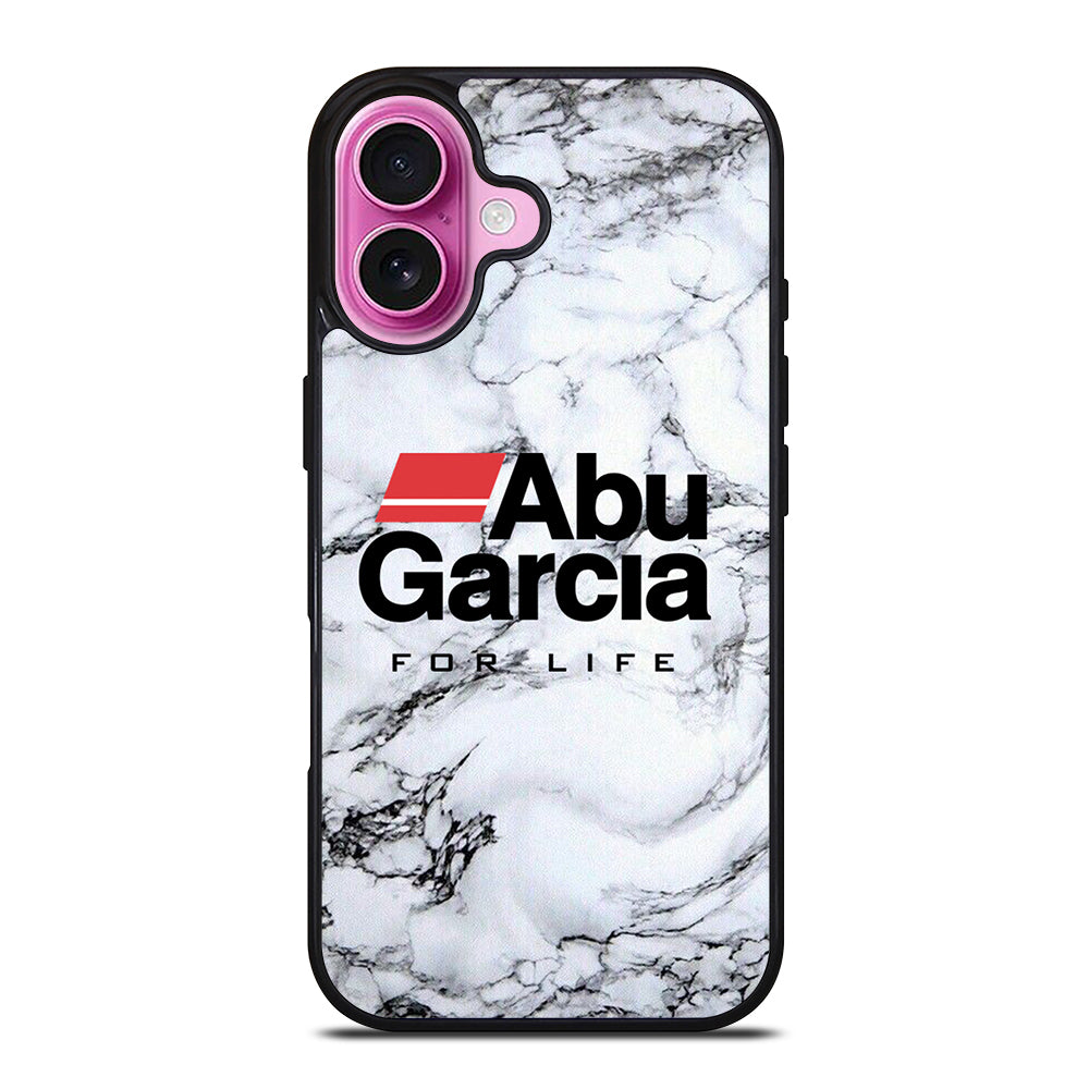 ABU GARCIA FOR LIFE FISHING MARBLE LOGO iPhone 16 Plus Case Cover