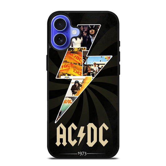 ACDC ROCK BAND 1 iPhone 16 Case Cover