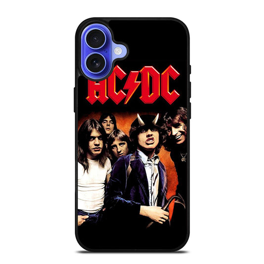 ACDC ROCK BAND 3 iPhone 16 Case Cover