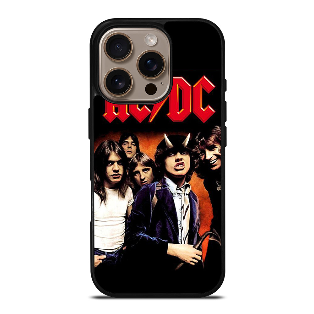 ACDC ROCK BAND 3 iPhone 16 Pro Case Cover