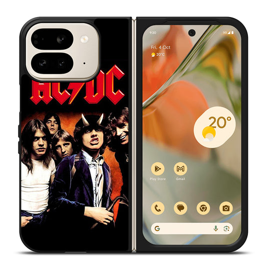 ACDC ROCK BAND 3 Google Pixel 9 Pro Fold Case Cover