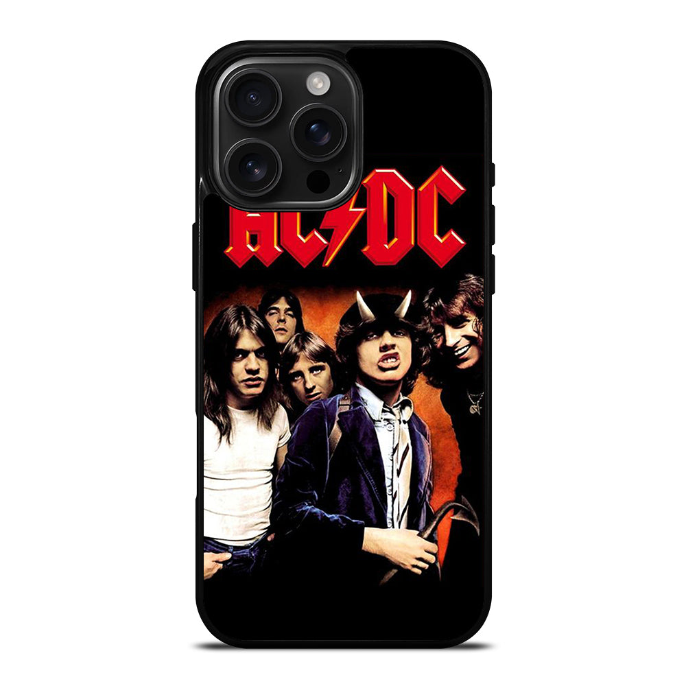 ACDC ROCK BAND 3 iPhone 16 Pro Max Case Cover