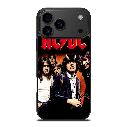 ACDC ROCK BAND 3 iPhone 17 Pro Max Case Cover