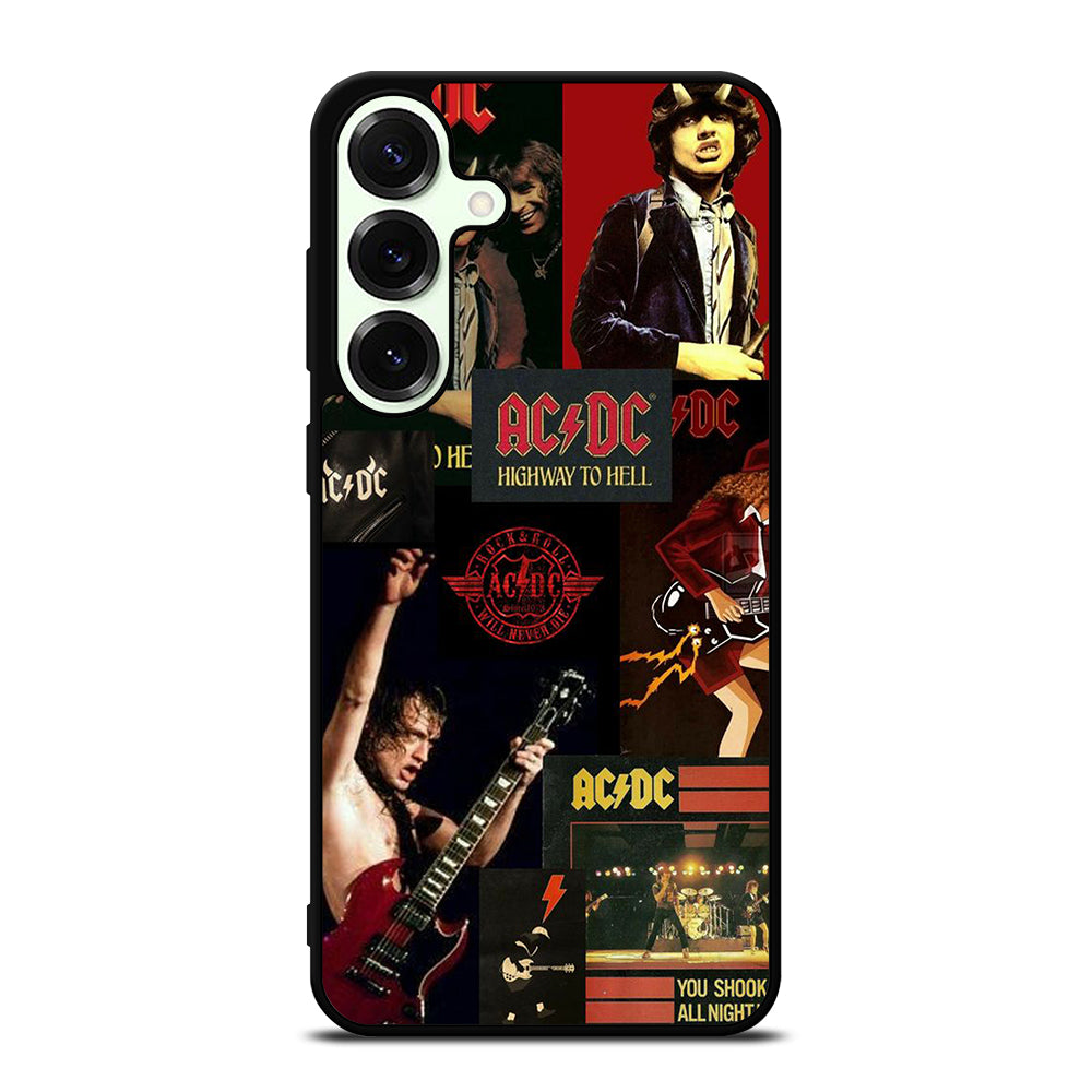 ACDC ROCK BAND COLLAGE Samsung Galaxy S26 Plus Case Cover