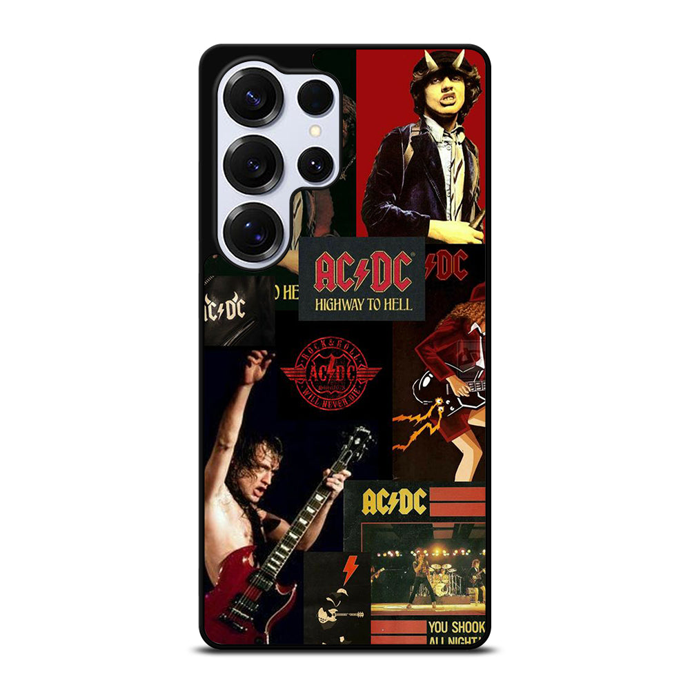 ACDC ROCK BAND COLLAGE Samsung Galaxy S26 Ultra Case Cover
