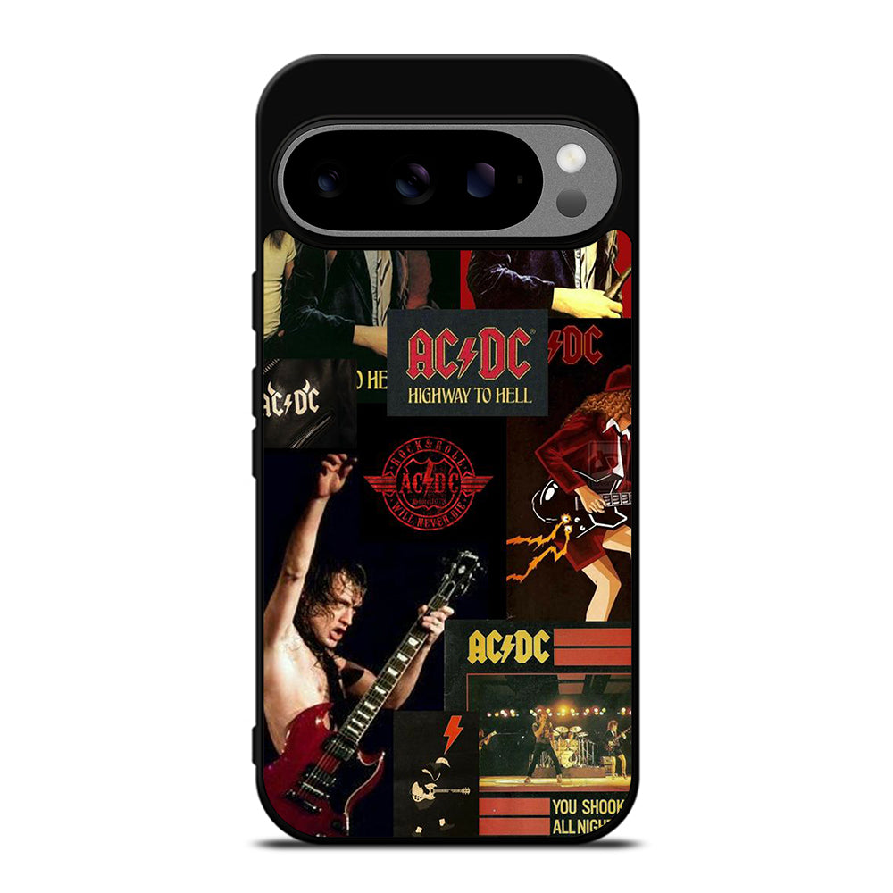 ACDC ROCK BAND COLLAGE Google Pixel 9 Pro XL Case Cover