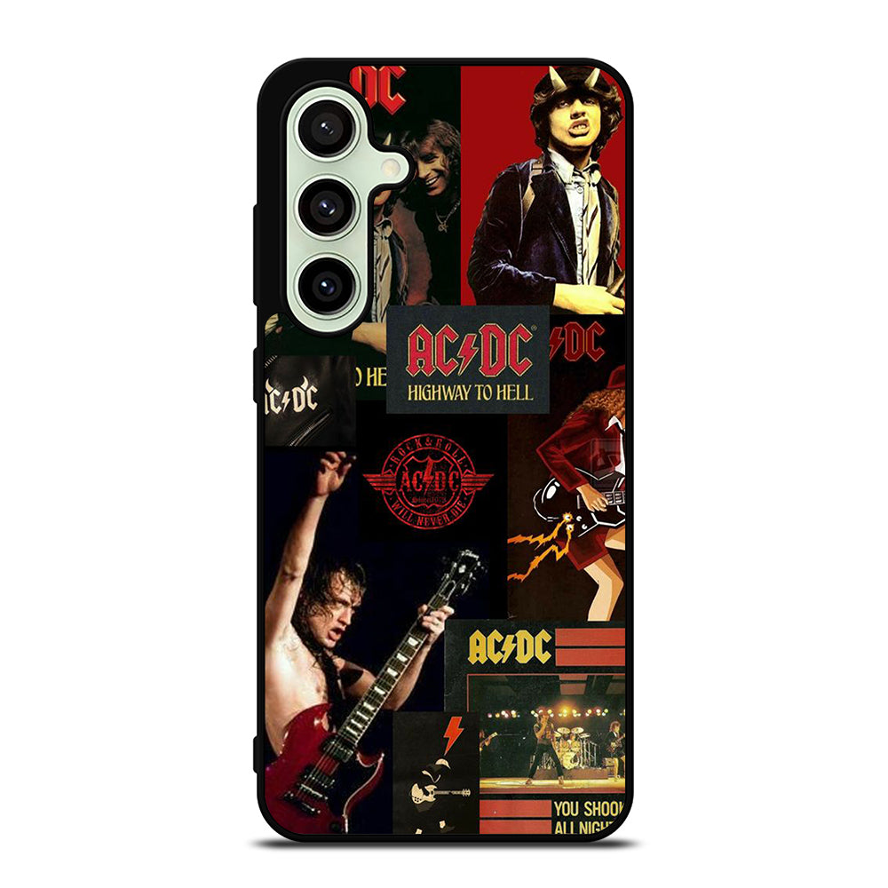 ACDC ROCK BAND COLLAGE Samsung Galaxy S24 FE Case Cover