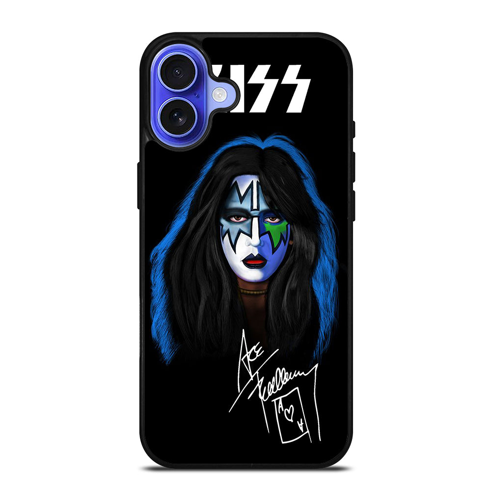 ACE FREHLEY SIGNATURE KISS BAND iPhone 16 Case Cover