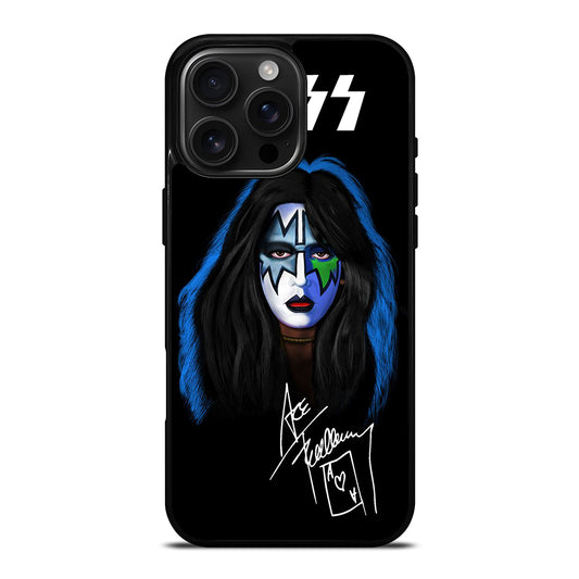 ACE FREHLEY SIGNATURE KISS BAND iPhone 16 Pro Max Case Cover