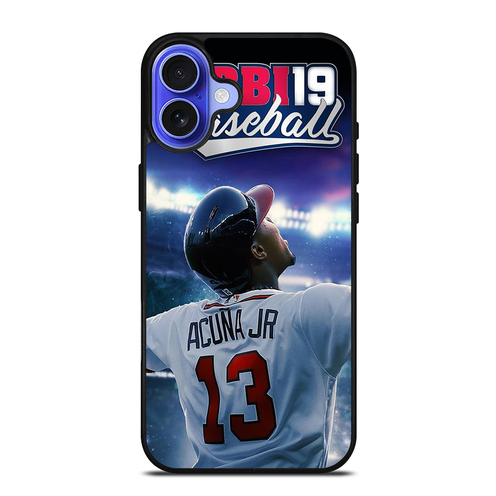 ACUNA JR ATLANTA BRAVES 13 BASEBALL iPhone 16 Case Cover