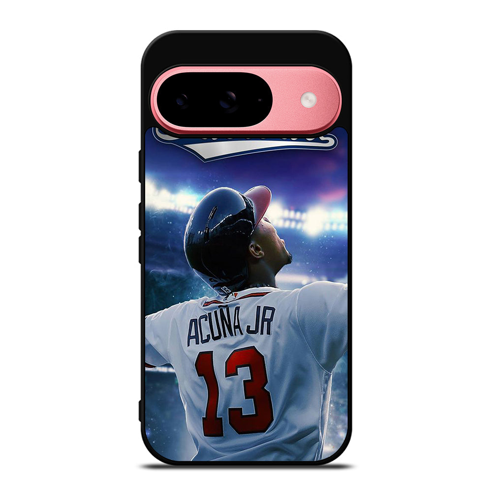 ACUNA JR ATLANTA BRAVES 13 BASEBALL Google Pixel 9 Case Cover