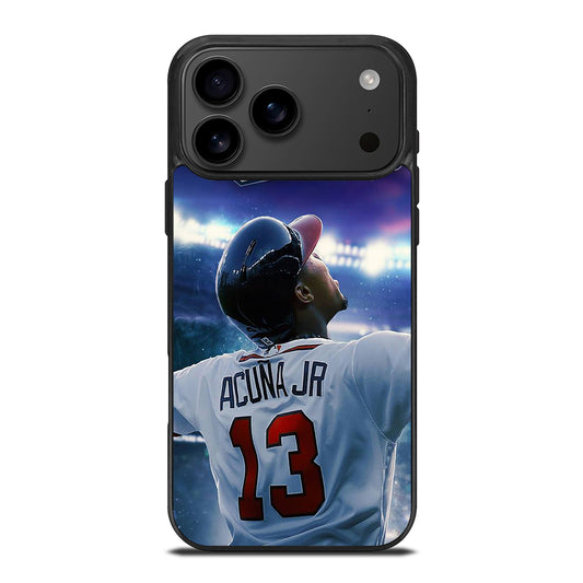 ACUNA JR ATLANTA BRAVES 13 BASEBALL iPhone 17 Pro Max Case Cover