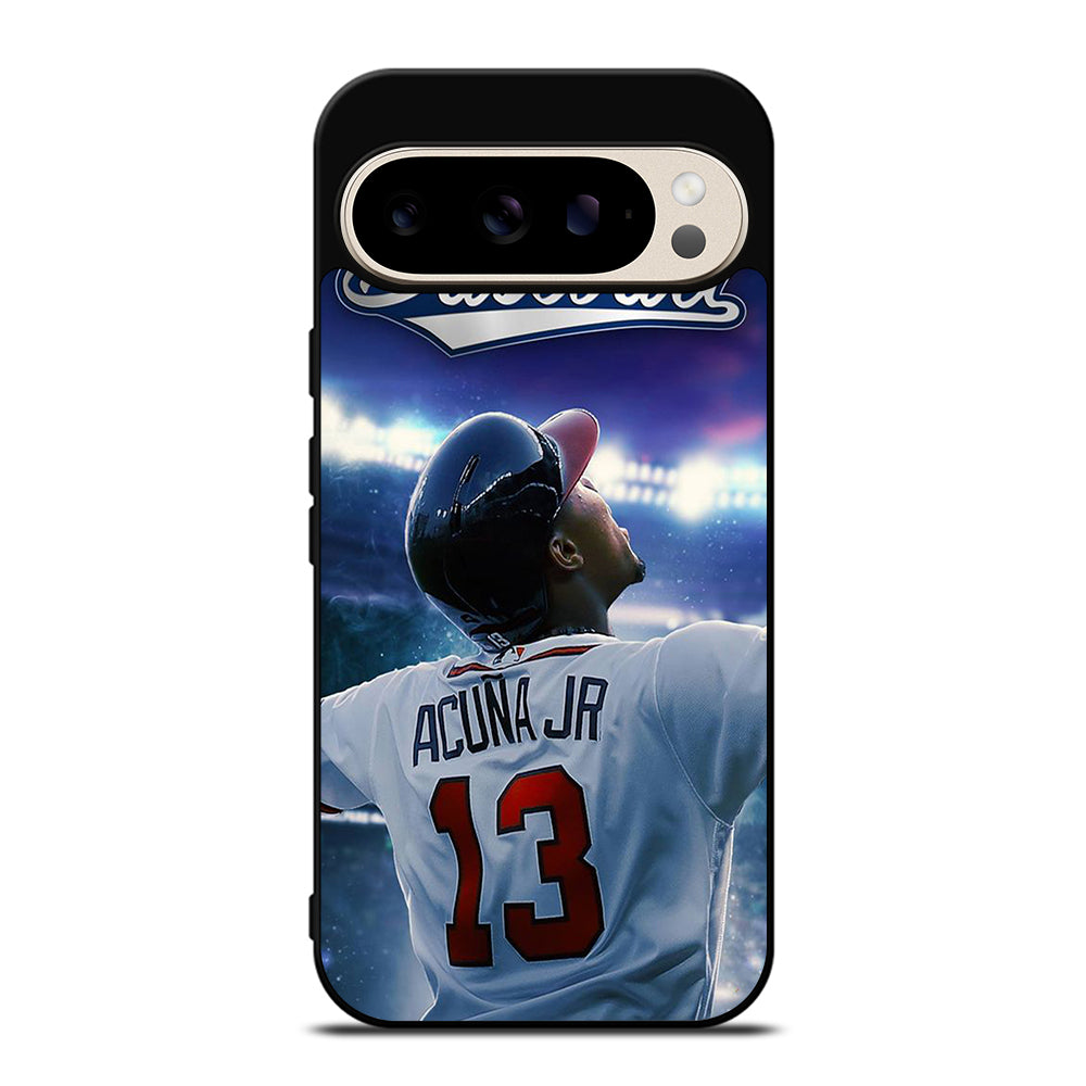 ACUNA JR ATLANTA BRAVES 13 BASEBALL Google Pixel 9 Pro Case Cover