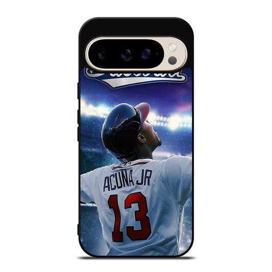 ACUNA JR ATLANTA BRAVES 13 BASEBALL Google Pixel 9 Pro Case Cover