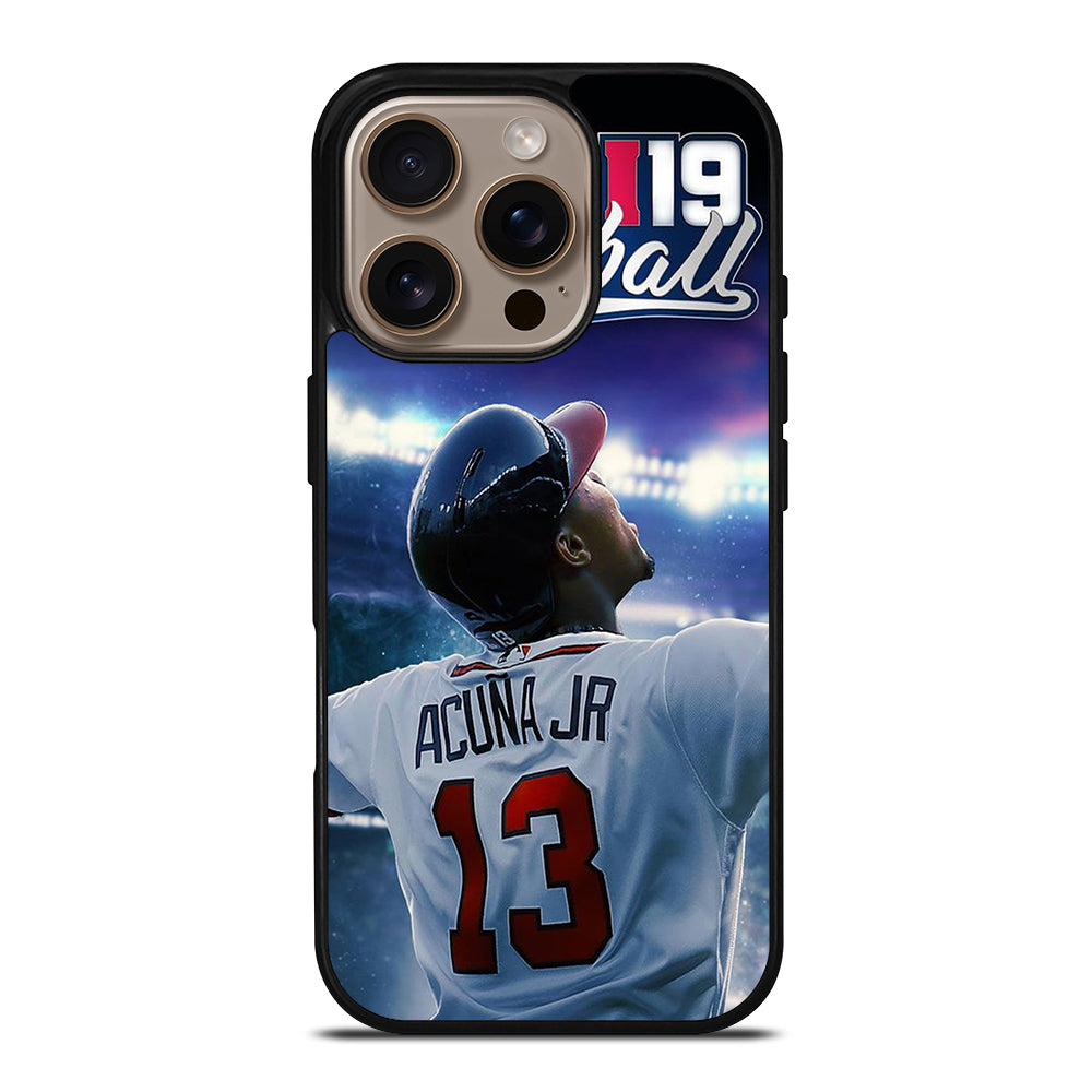 ACUNA JR ATLANTA BRAVES 13 BASEBALL iPhone 16 Pro Case Cover