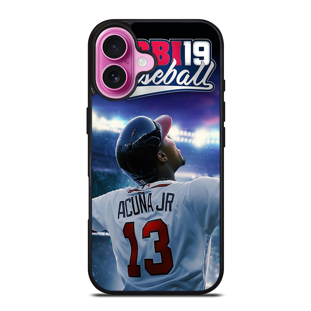 ACUNA JR ATLANTA BRAVES 13 BASEBALL iPhone 16 Plus Case Cover