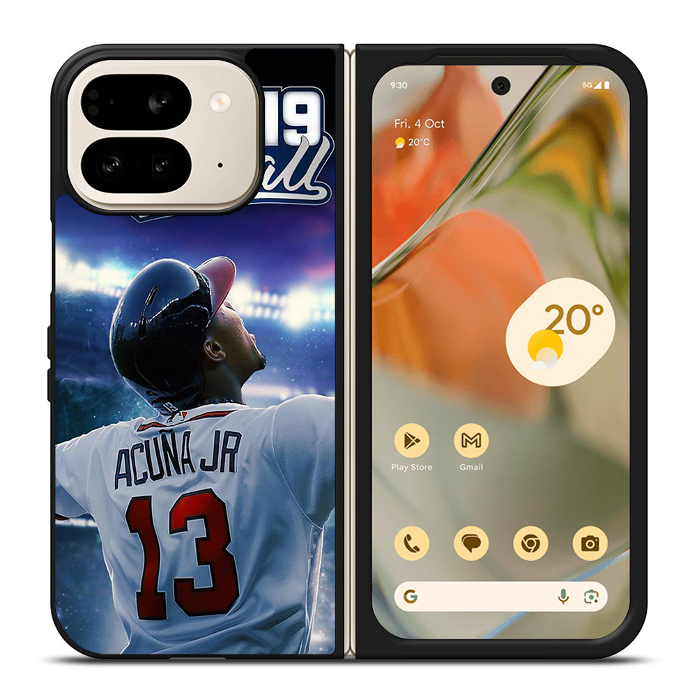 ACUNA JR ATLANTA BRAVES 13 BASEBALL Google Pixel 9 Pro Fold Case Cover