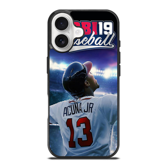 ACUNA JR ATLANTA BRAVES 13 BASEBALL iPhone 17 Case Cover