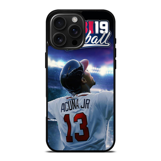 ACUNA JR ATLANTA BRAVES 13 BASEBALL iPhone 16 Pro Max Case Cover