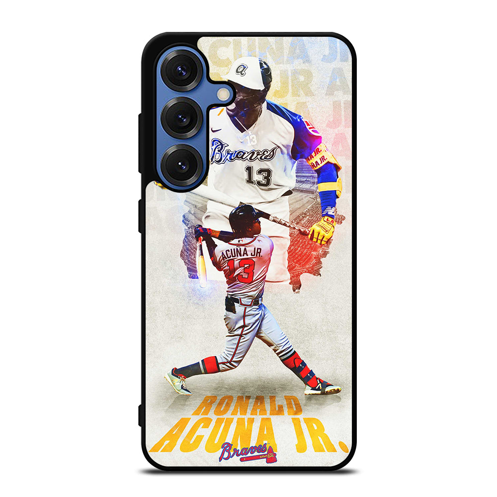 ACUNA JR ATLANTA BRAVES NBA Samsung Galaxy S25 Case Cover