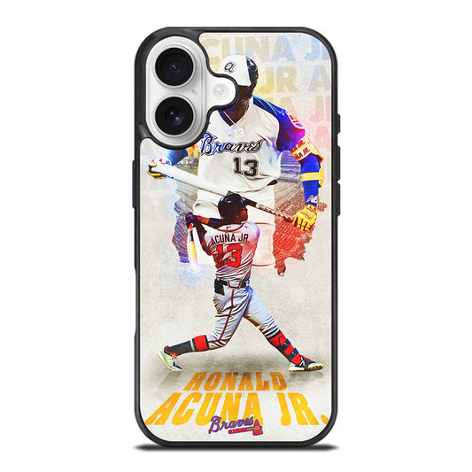 ACUNA JR ATLANTA BRAVES NBA iPhone 17 Case Cover