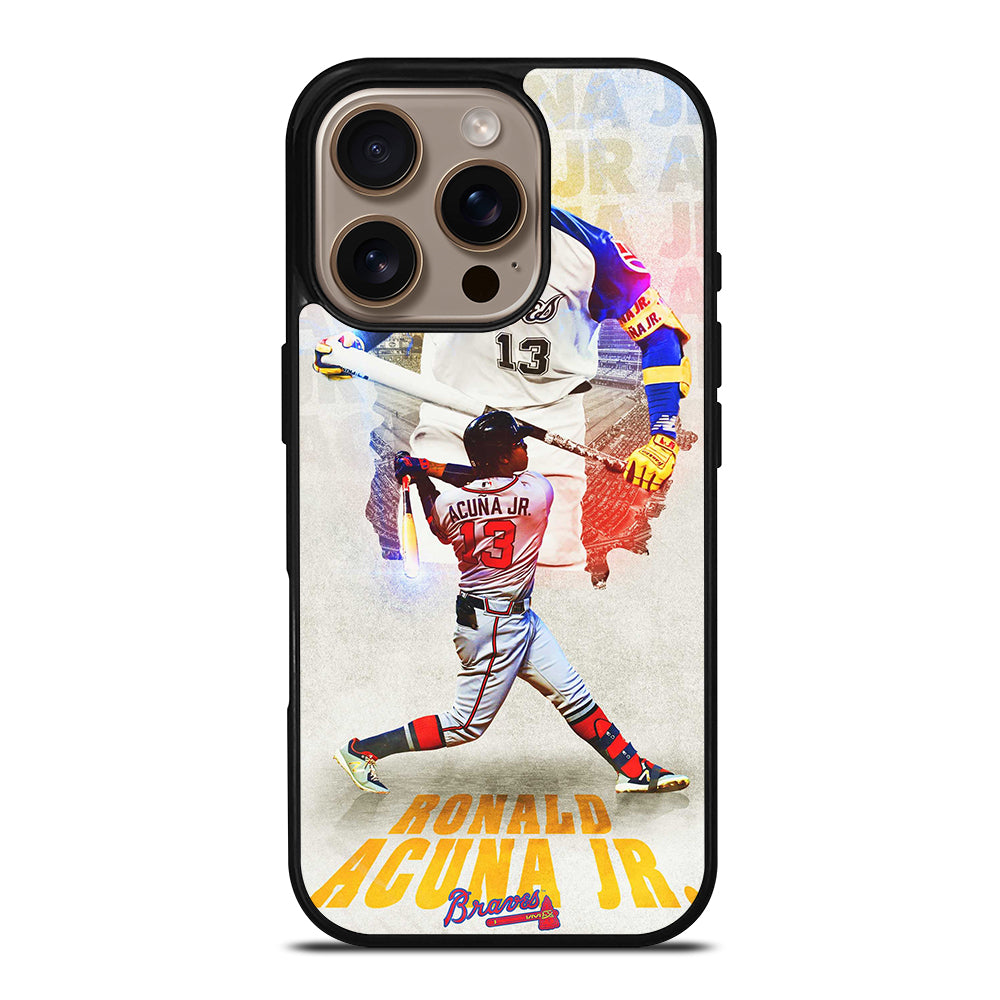 ACUNA JR ATLANTA BRAVES NBA iPhone 16 Pro Case Cover