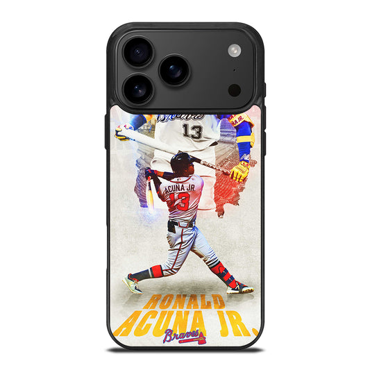 ACUNA JR ATLANTA BRAVES NBA iPhone 17 Pro Max Case Cover